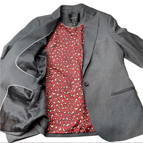 Maison Scotch & Soda One Button Blazer – Gray – Size 1 / Small - Picture 7 of 10